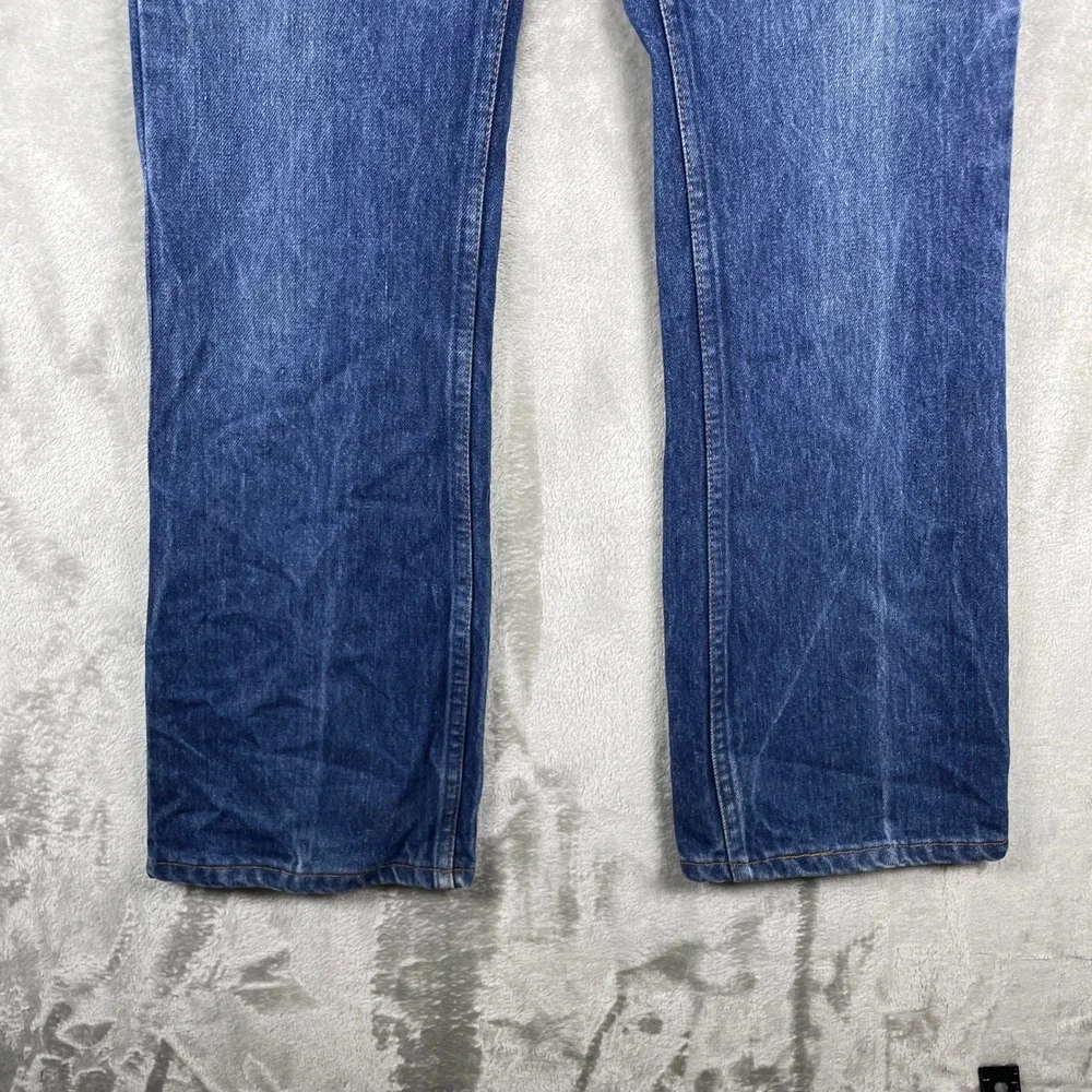 Vintage 80s Levis 517 Jeans Mens 29x31 Blue Bootcut Orange Tab Denim Made in USA